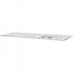 Clavier Apple Magic Keyboard A1843 avec pavé numérique AZERTY sans fil - Argent/Blanc