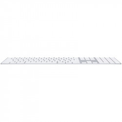 Clavier Apple Magic Keyboard A1843 avec pavé numérique AZERTY sans fil - Argent/Blanc