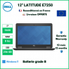 12" DELL LATITUDE E7250 i7, 8 Go RAM, 256 Go SSD - Reconditionné avec Batterie Grade B | Garantie 12 mois