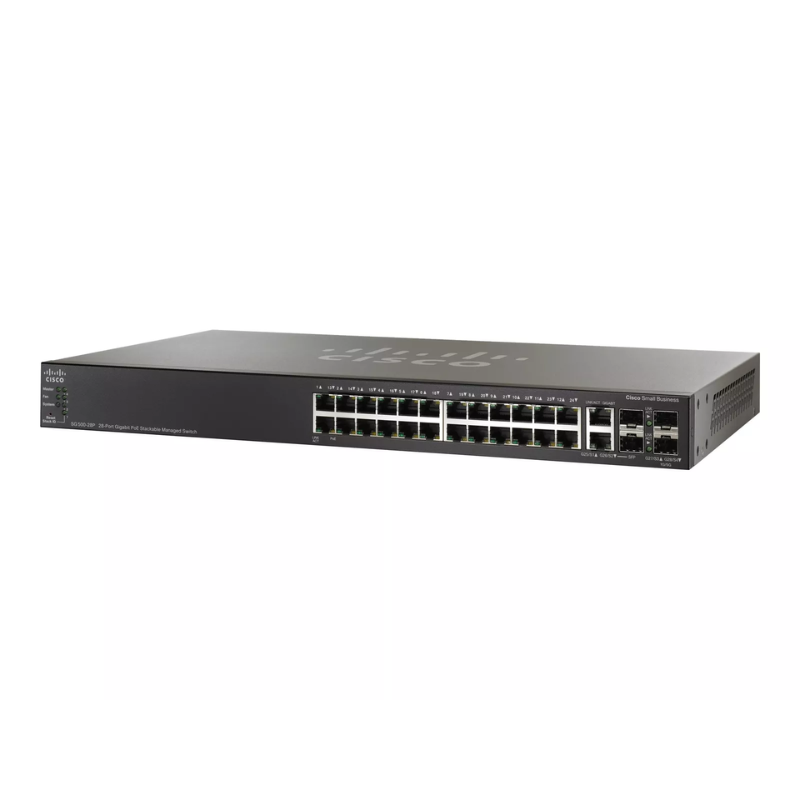 Cisco SG500-28P Vue 2