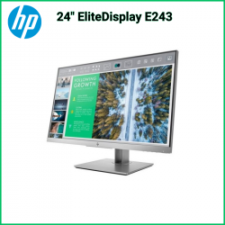 24" HP EliteDisplay E243 LED TFT IPS - 1920x1080, HDMI, DisplayPort, VGA | Reconditionné