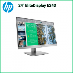 24" HP EliteDisplay E243 LED TFT IPS - 1920x1080, HDMI, DisplayPort, VGA | Reconditionné