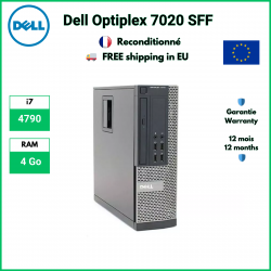 Dell Optiplex 7020 SFF i7-3370 4 Go RAM Sans Disque Dur | Reconditionné, Windows 11 Pro