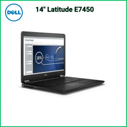 Dell Latitude E7450 14" i5-5300, 8 Go DDR4, 256 Go SSD, Windows 11 Pro - Batterie Grade A | Reconditionné