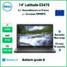 Dell Latitude E5470 14" i5-6300, 8 Go DDR4, 256 Go SSD, Windows 11 Pro - Batterie Grade B | Reconditionné