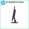 HP PRODISPLAY P222va 22" Full HD TFT VA LED - Reconditionné - Display Port - Garantie 12 Mois